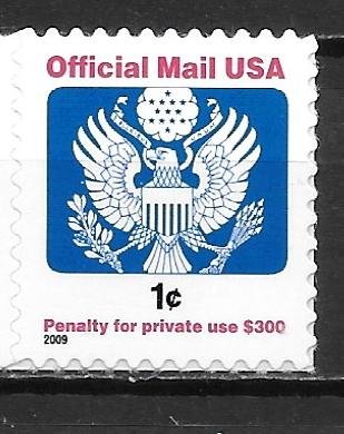 United States O163 1c Officals single MNH