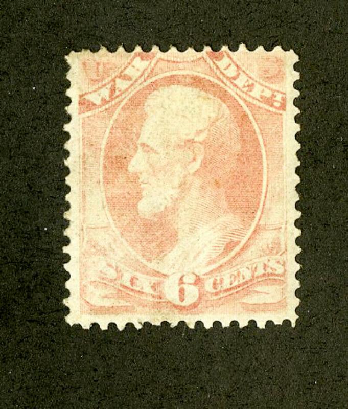 US Stamps # O86 6c Official VF FULL OF HINGED Scarce Scott Value $625.00