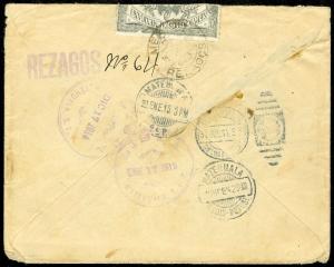 EDW1949SELL : MEXICO Scott #393D on Scarce 1914 cover with Great markings.