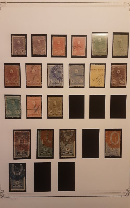 Queensland  1901-1920  stamps duty mint and used