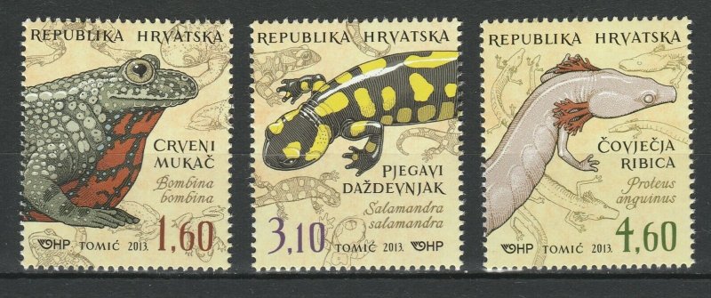 Croatia 2013 Fauna Animals Frogs 2 MNH stamps