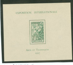 Martinique #179  Souvenir Sheet