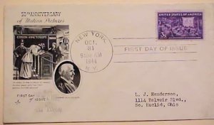 USA FDC  MOVIES 1944