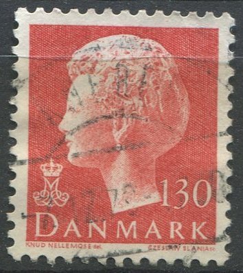 Denmark Sc#633 Used, 130o red, Queen Margrethe II serie 1 (1979)