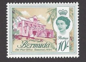 Bermuda #190 MNH single, Old post office, Somerset 1890, issued 1962