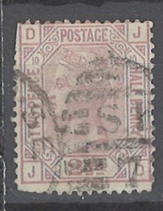 COLLECTION LOT # 2233 GREAT BRITAIN #67p10 FAULTY 1876 CV=$75