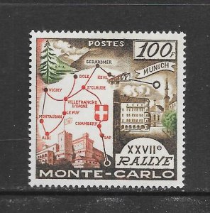 MONACO - CLEARANCE #411 MONTE CARLO RALLYE MNH