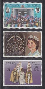 Belize Scott #383-385 MNH