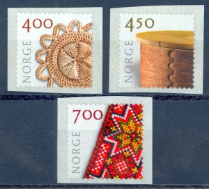 Norway Sc# 1274-1276 MNH 2001 Crafts