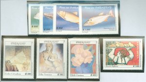 Paraguay #2579-2586 Mint (NH) Single (Complete Set) (Paintings)