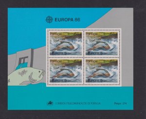 Portugal    #1672a   MNH    1986  sheet  Europa