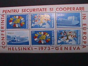 ROMANIA-1973-SC#2436a CONFERANCE OF EUROPEN SECURITY MNH S/S VERY FINE