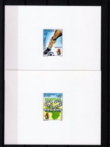 Senegal 1992 Sc#971/974 African Football Cup 18th.Set(4) DELUXE SS MNH VF