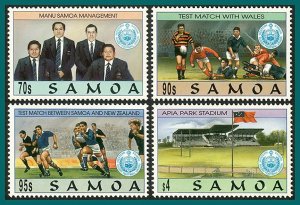 Samoa 1994 Rugby Team, MNH  #849-852,SG920-SG923