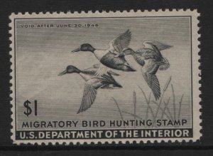 US, RW12, MNH, 1945, DUCKS