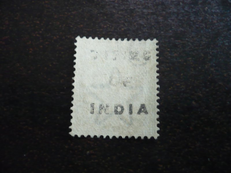 Stamps - India - Scott# 36 - Used Part Set of 1 Stamp