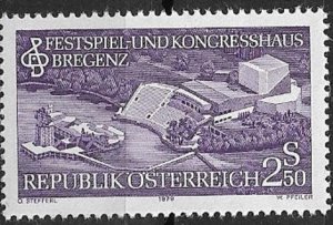 1979 Austria   Festival and Convention Center  SC #1135 Mint