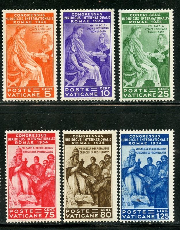 Vatican # 41-6, Mint Hinge Remain.