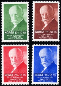 Norway Stamps # B5-8 MLH VF Scott Value $30.00