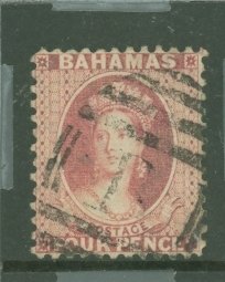 Bahamas #25v Used Single