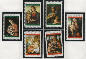 BURUNDI Sc 376-8,C153-5,B49-51,CB19-21+4PERF+4IMP S/S NH 1971-CHRISTMAS-ART