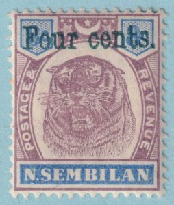 MALAYA - NEGRI SEMBILAN 15  MINT HINGED OG * NO FAULTS VERY FINE! - LGS