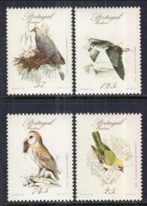 Madeira 115-118 Birds MNH VF