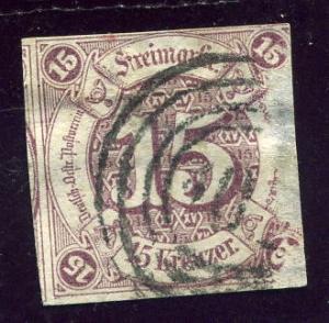 Thurn & Taxis 1859 - Sc# 51 - Mi# 24 - Used