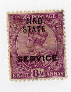 INDIA-JIND STATE O30 USED BIN $1.00