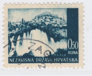 Croatia 1941 Pictorial Designs 50b Used Stamp A19P11F612-