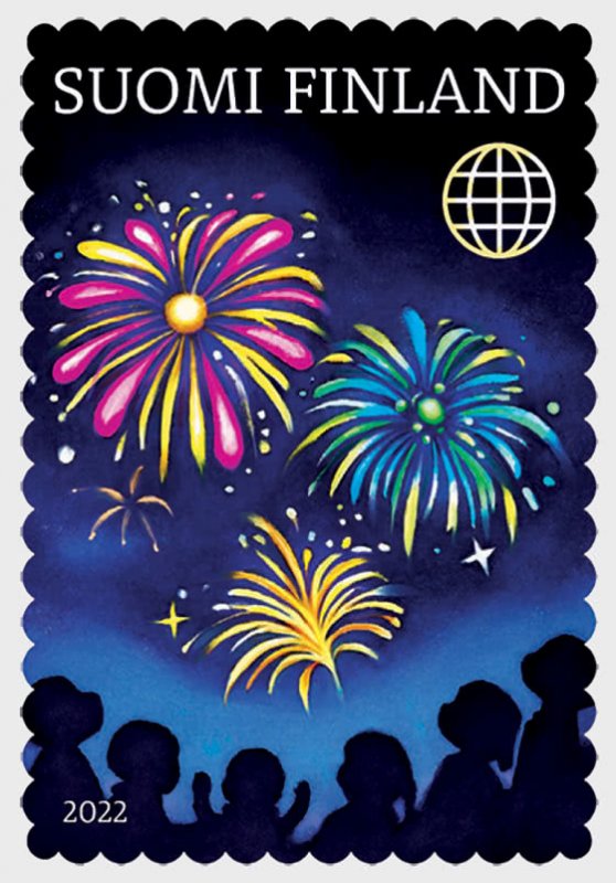 Stamps of  Finland ( Pre order ) 2022.  - Fireworks.