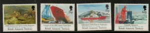 BRITISH ANTARCTIC TERR. SG204/7 1991 MICHAEL FARADAY MNH