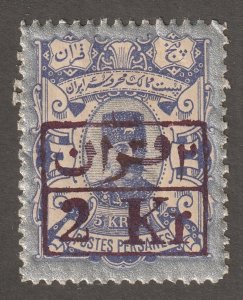 Persian stamp, Scott#103, mint hinged, 2KR,  #I-2