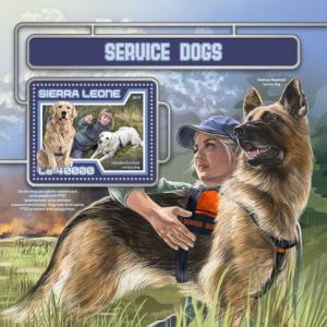 Sierra Leone - 2017 Service Dogs - Stamp Souvenir Sheet - SRL17414b