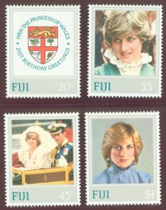 Fiji #470-473  Single (Complete Set)