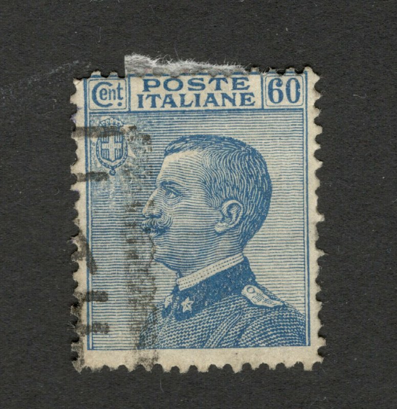 ITALY- USED STAMP - KING VICTOR EMMANUEL III , 60 c