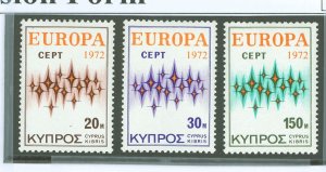 Cyprus #380-382 Mint (NH)  (Europa)