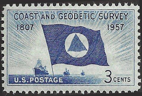 # 1088 MINT NEVER HINGED COAST AND GEODETIC SOCIETY