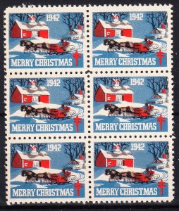 MOstamps - US #WX109 Mint OG NH Block of 6 - Lot # HS-R198