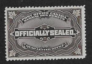 CANADA  SC# OX4  FVF/MNG  1913