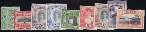 Tonga Scott # 73-81 set VF OG lightly hinged nice colors scv $ 50 ! see pic !