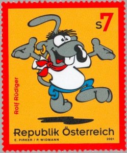 Austria 2001 MNH Stamps Scott 1841 TV Cartoons Animation Animals