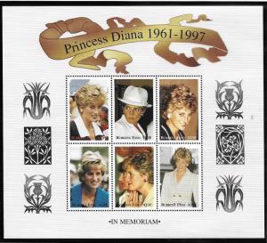 Burkina Faso Scott 1091  MNH  Princess Diana