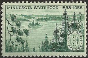 # 1106 MINT NEVER HINGED MINNESOTA STATEHOOD