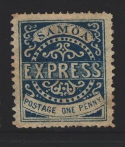 Samoa Sc#1  MH Reprint - toned Gum