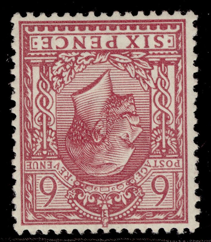 GB GV SG385Wi, 6d reddish purple WMK INVERTED, M MINT. Cat £50.