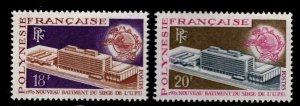 French Polynesia Scott 261-262 MNH** UPU set of 1970