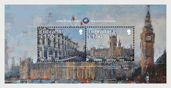 2018    GIBRALTAR  -  CALPE HOUSE   - MINI SHEET UNMOUNTED MINT