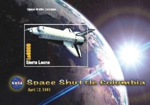 Sierra Leone 2006 - Space Shuttle Columbia - Souvenir Stamp Sheet Scott 2877 MNH