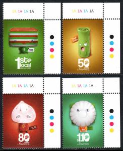 Singapore 1527-1530, MNH. Local Tea Time Snacks, 2012